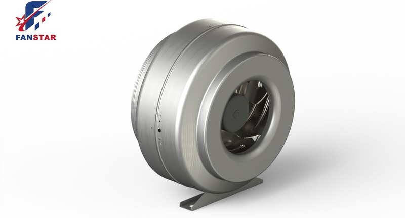 Ventilador de conducto circular Ec Ventilador de conducto de cocina de 310 mm