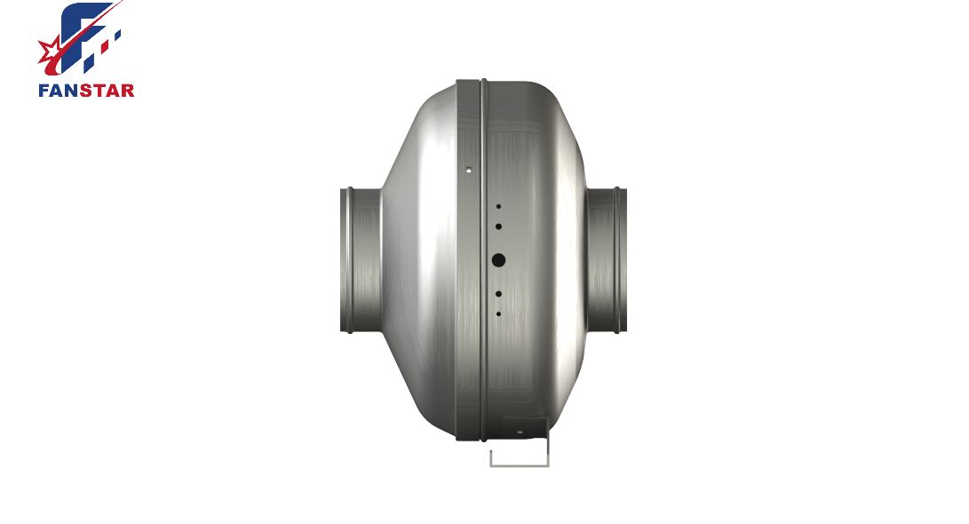 Ventilador de conducto en línea Ventilador de conducto circular Ec de 125 mm