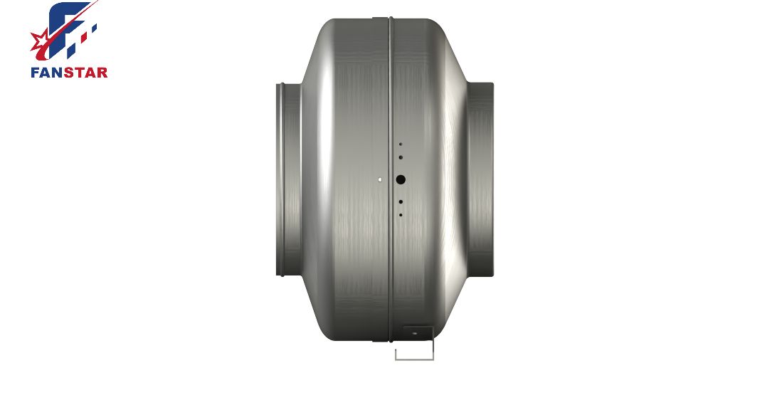 Ventilador de conducto circular Ec Extractor de ventilador de conducto de 250 mm